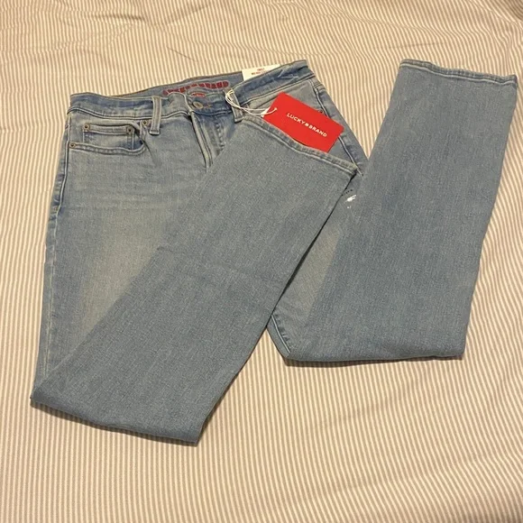 Lucky Brand Light Blue Straight Leg Jeans - Picture 4 of 6
